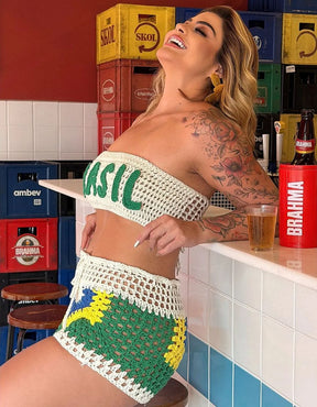 Shorts Crochê BR