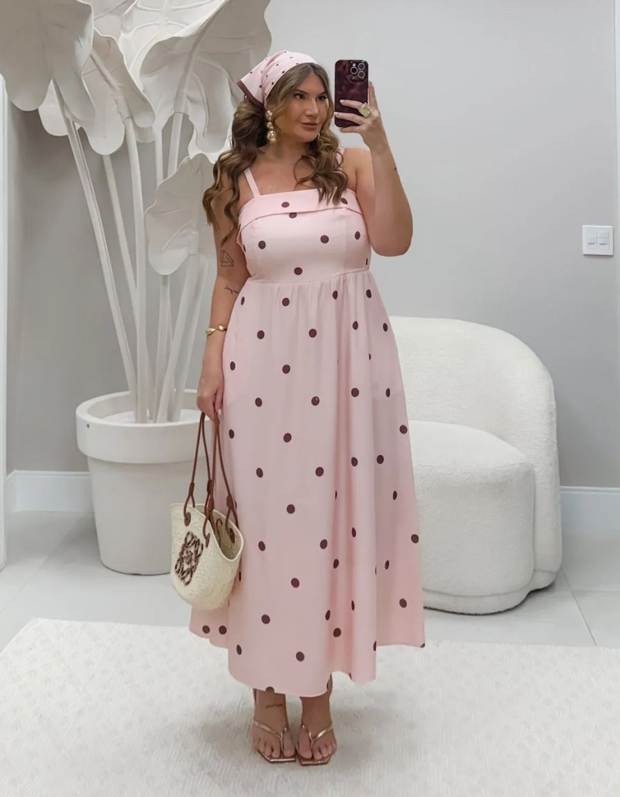 Vestido Poá Unique