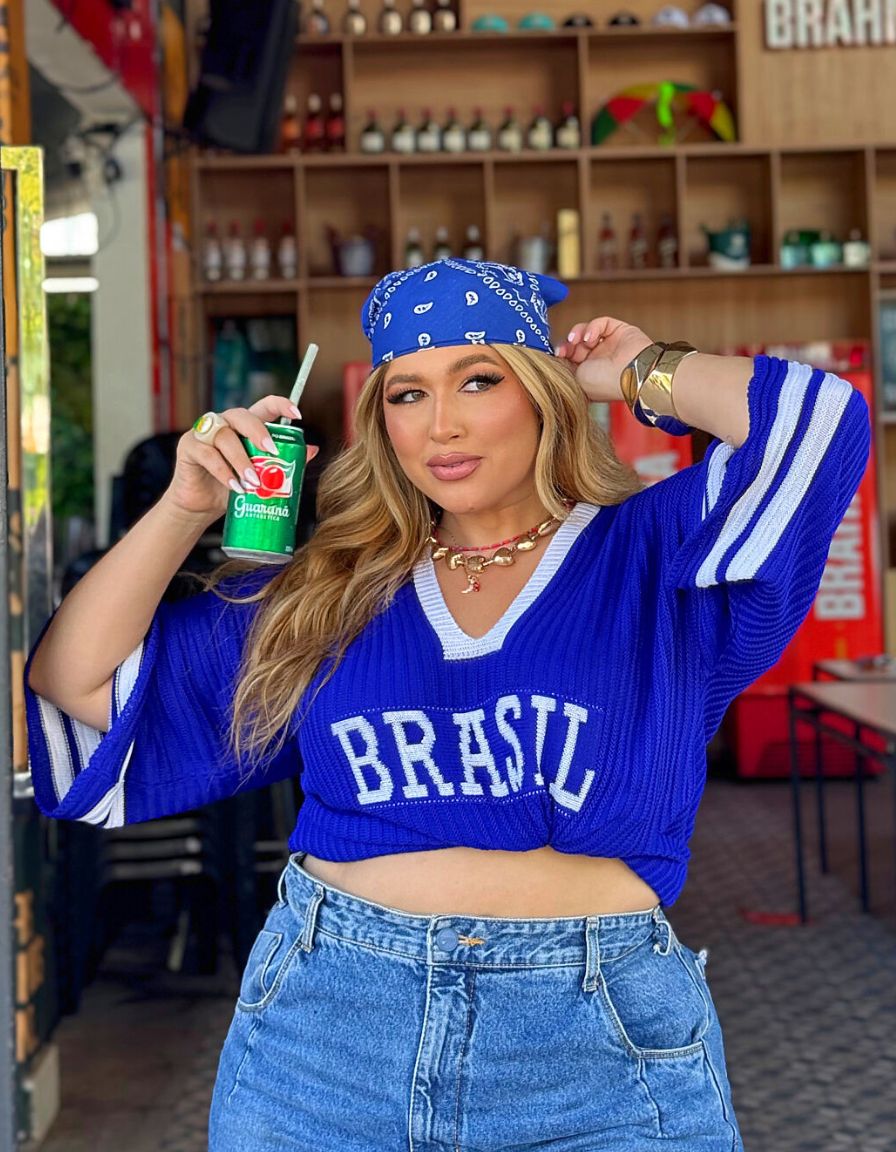 Blusa Tricô Brasil