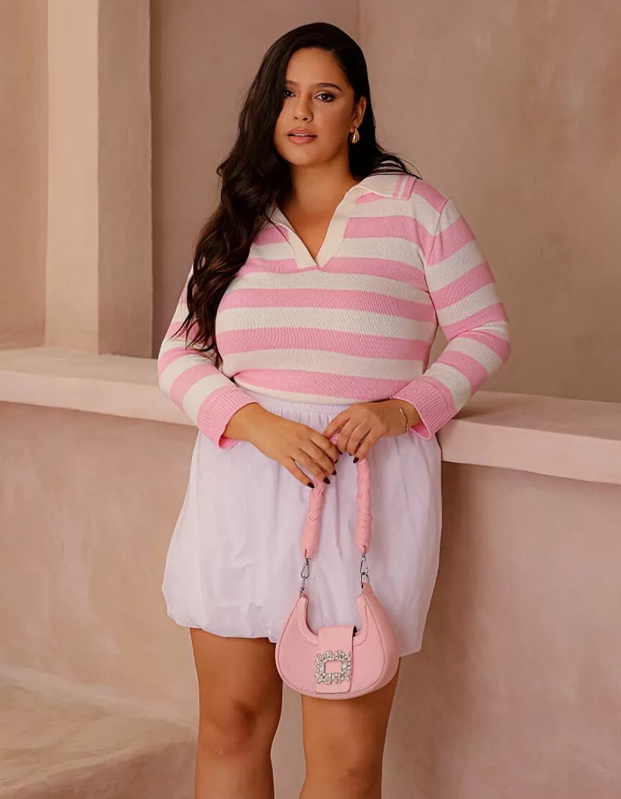 Blusa Polo Tricot Candy