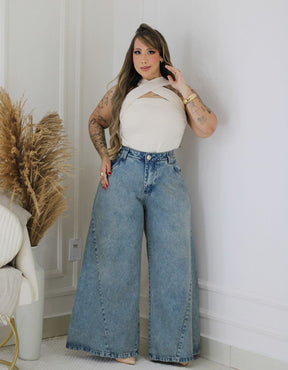 Calça Super Wide