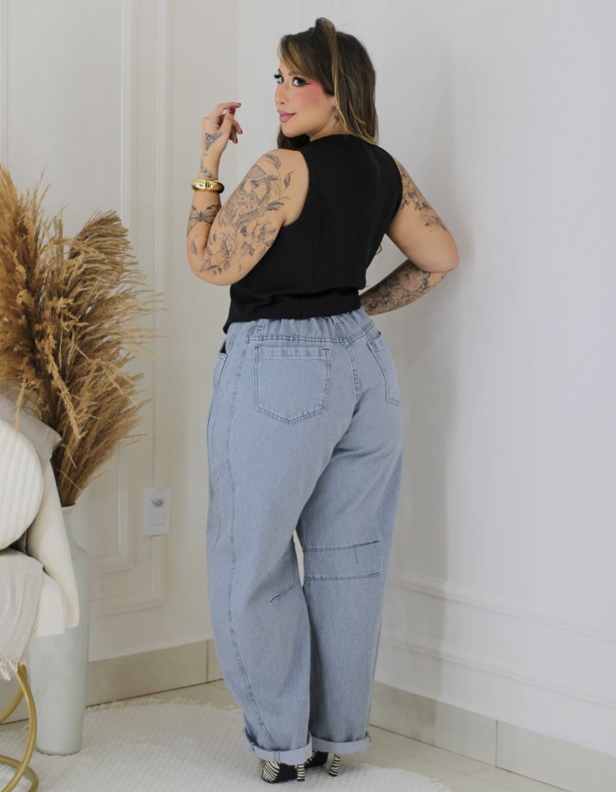 Calça Balloon Clochard