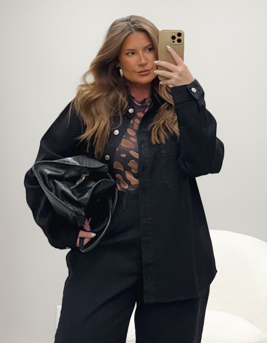Camisa Jeans Black