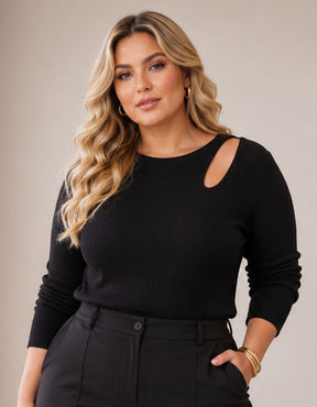 Blusa Canelada Clássica