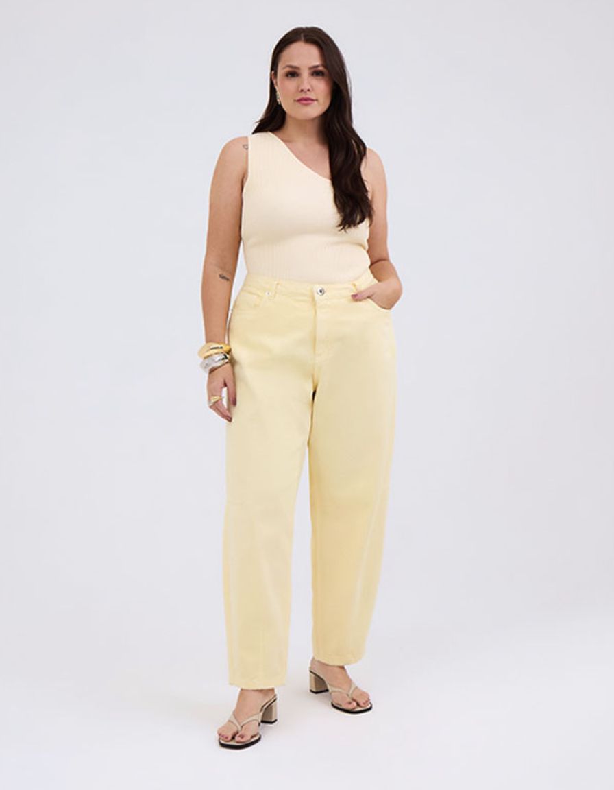 Calça Jeans  Barrel