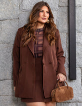 Conjunto Blazer e Shorts Saia