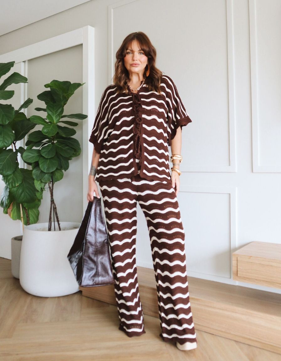 Conjunto Tricot Ondas