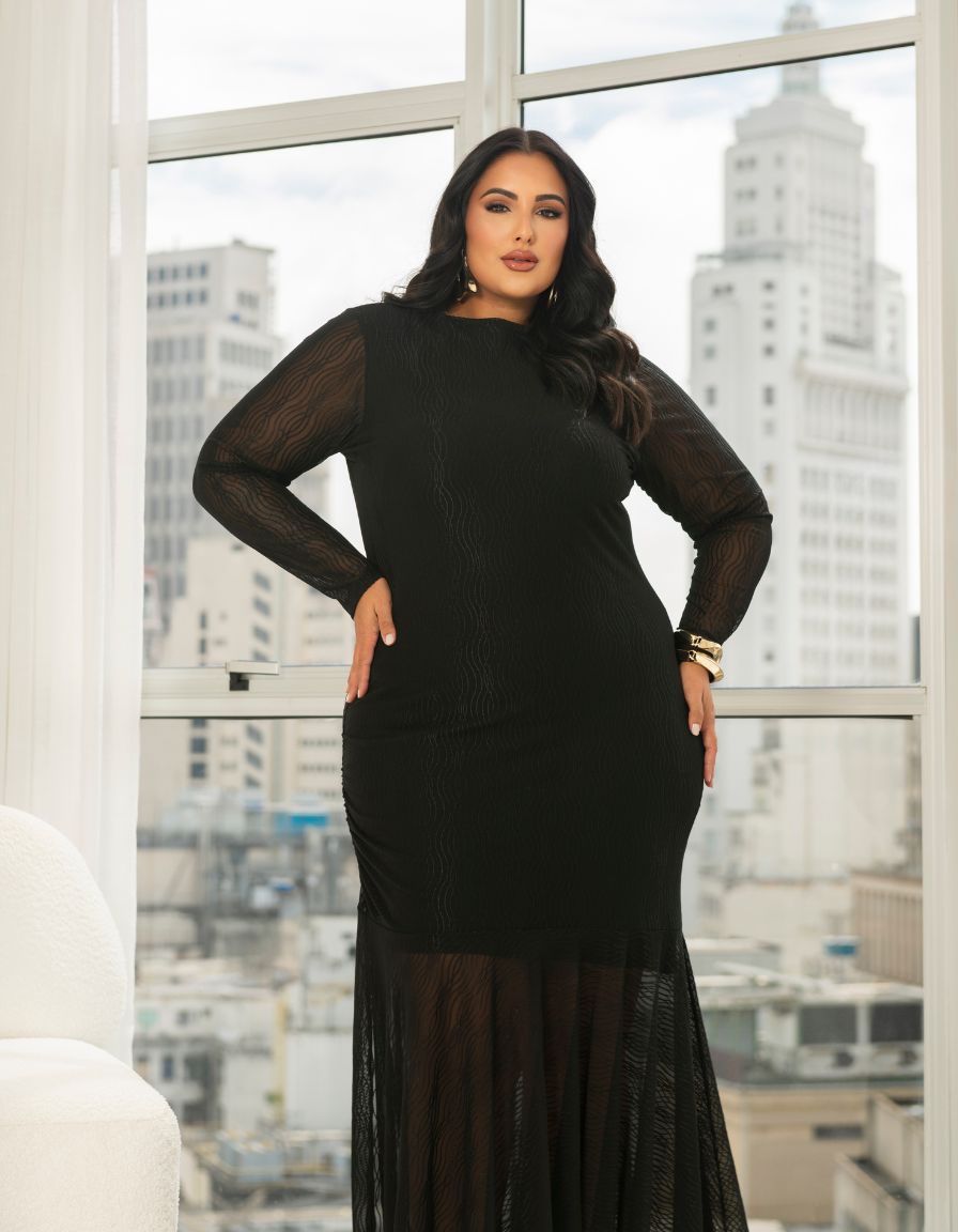 Vestido Tule Fatale