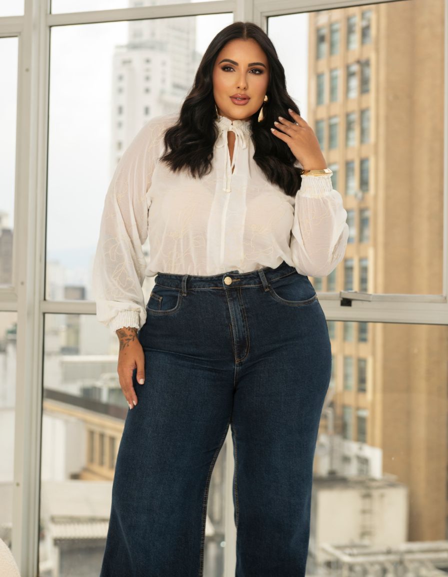 Calça Flare Jeans