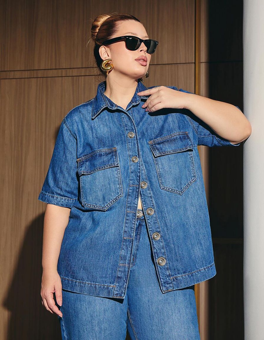 Camisa Jeans Original Blue