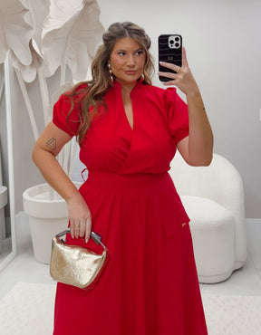 Vestido Tricoline Estrela Guia