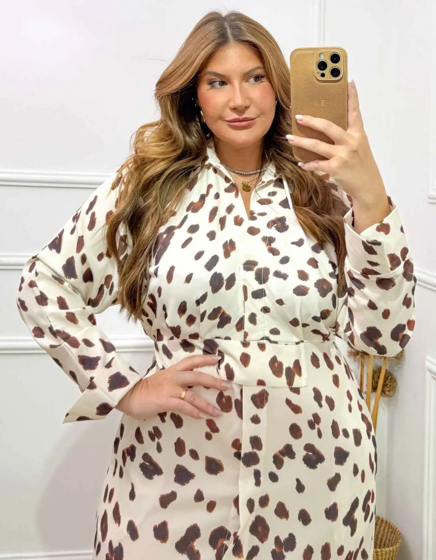 Vestido Letycia Cow Print