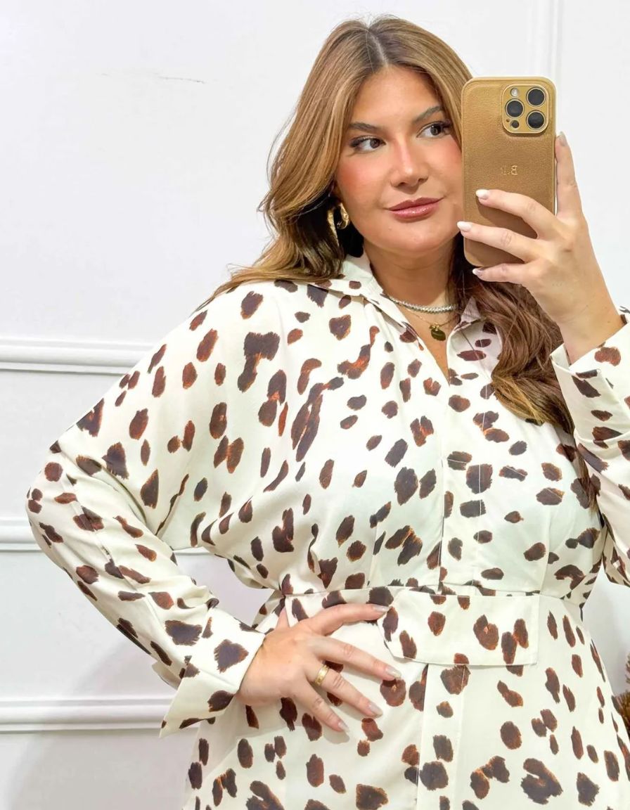 Vestido Letycia Cow Print