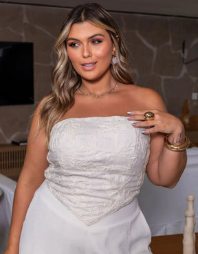 Max Cropped Bordado