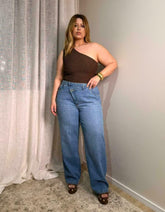Calça Jeans Cós Transpassado