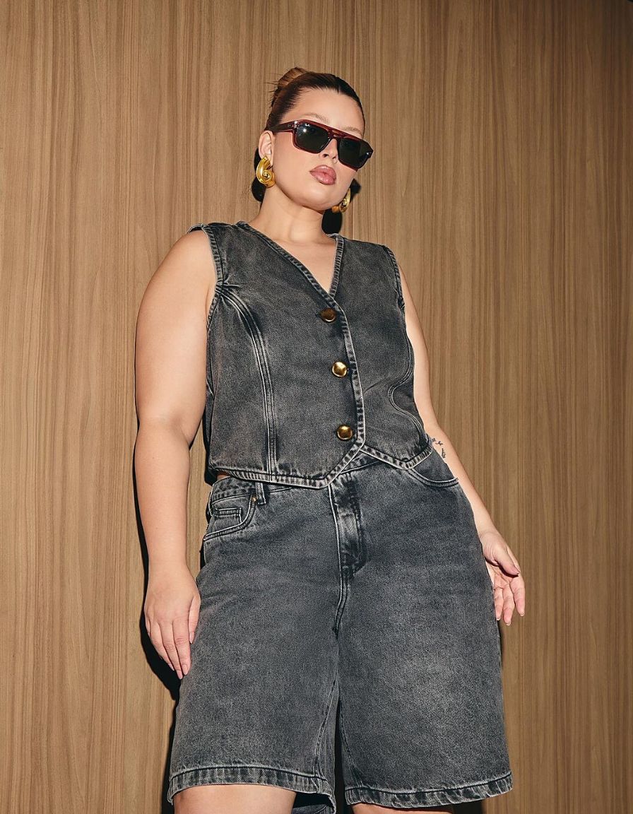 Colete Black Jeans