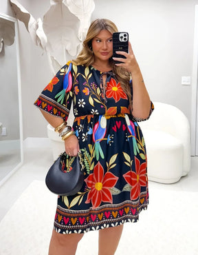 Vestido Jardim Florido