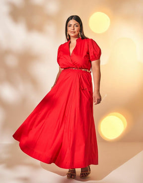 Vestido Tricoline Estrela Guia