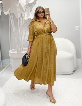 Vestido Chemise + BOLSA DE BRINDE