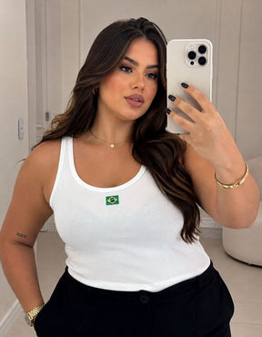 Blusa Regata Brasil