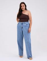 Calça Reta Jeans Ayla