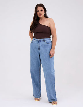 Calça Reta Jeans Ayla