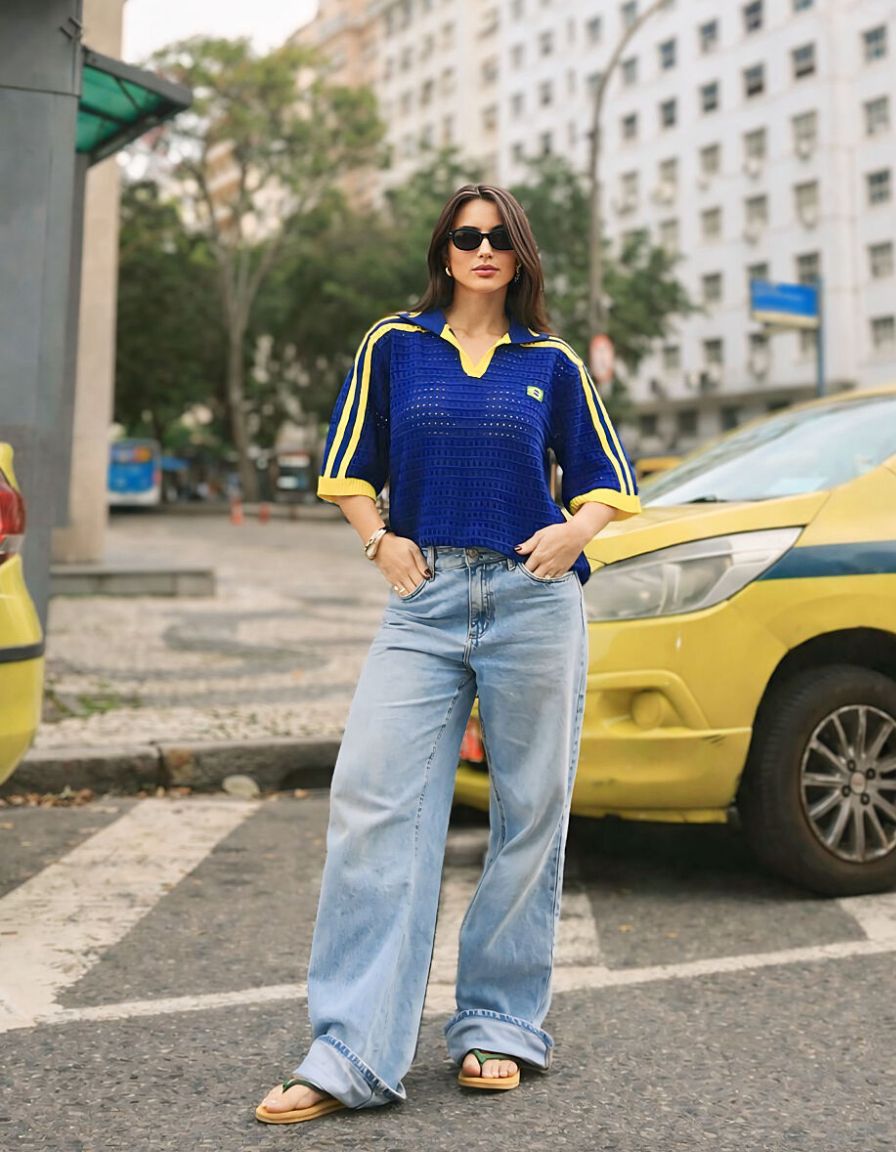 Blusa Polo Brasil