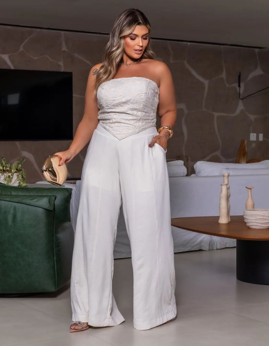 Max Cropped Bordado