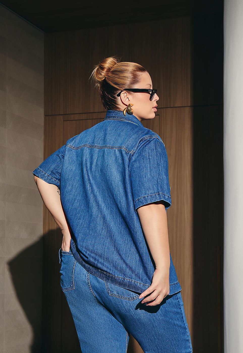 Camisa Jeans Original Blue