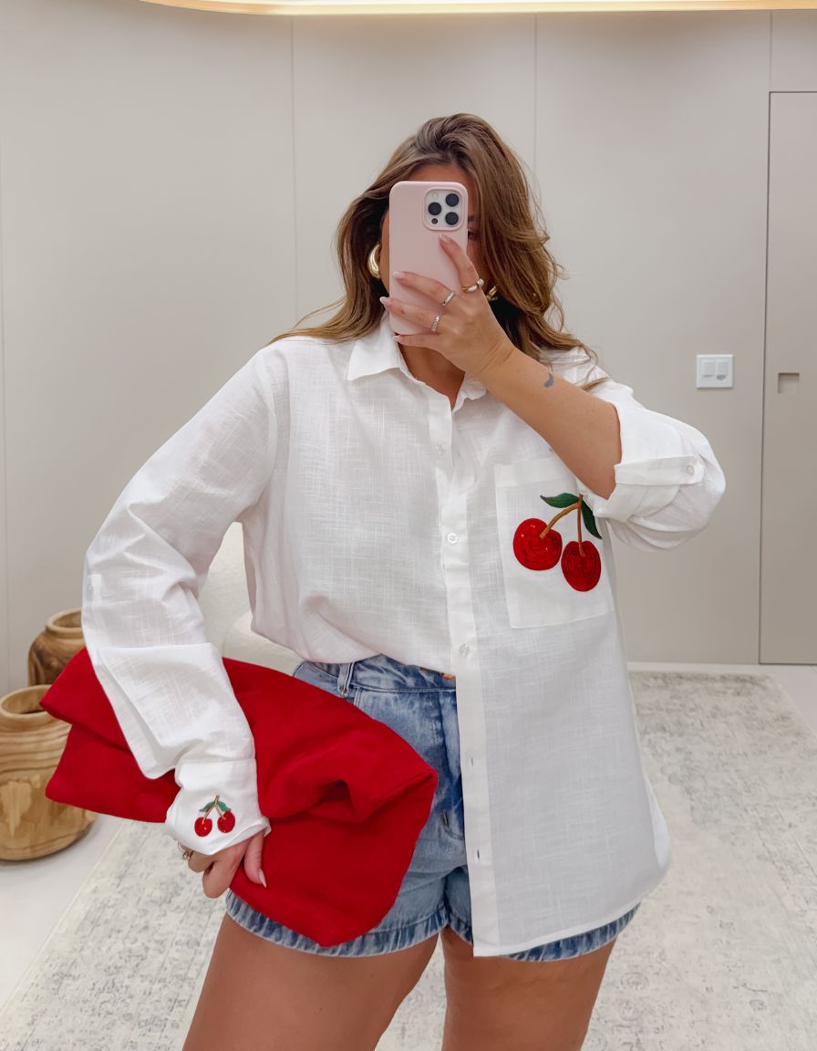 Shorts Jeans Cherry