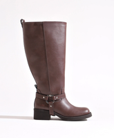 Bota Cano Plus New Biker Classic Marrom