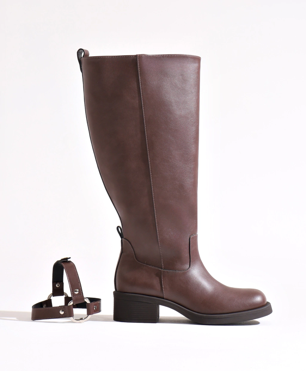 Bota Cano Plus New Biker Classic Marrom