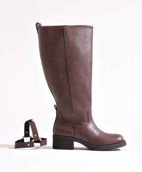 Bota Cano Plus New Biker Classic Marrom