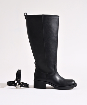 Bota Cano Plus New Biker Classic Preta