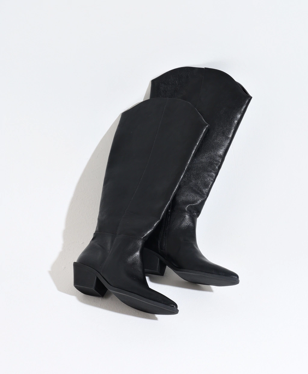 Bota Cano Plus Western Preta