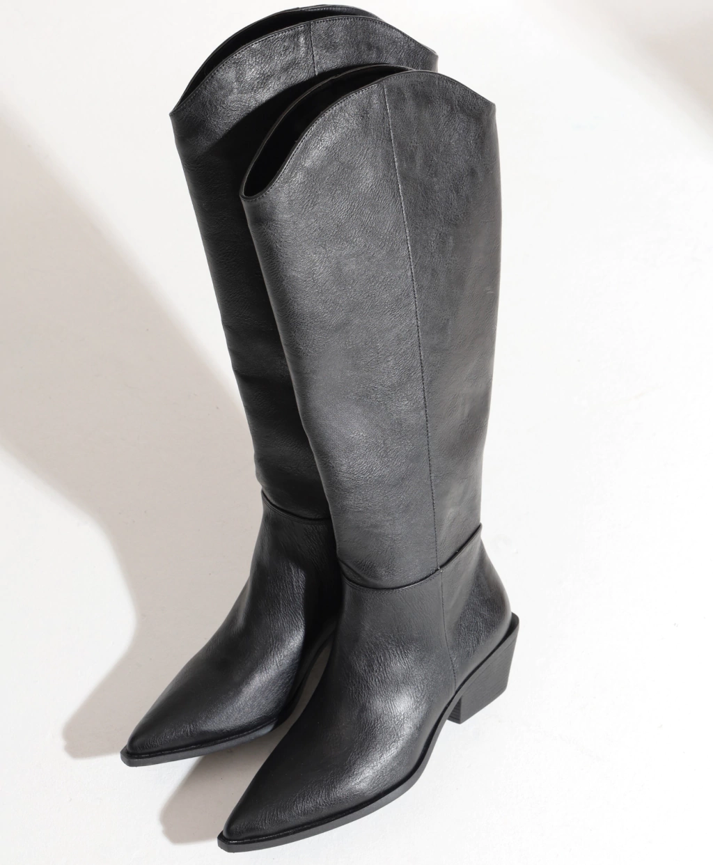 Bota Cano Plus Western Preta