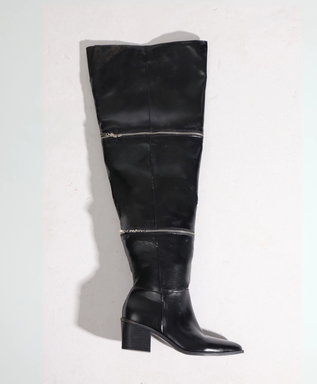 Bota Cano Plus Size 4 em 1 Preta