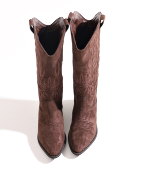 Bota Country Cano Curto Marrom
