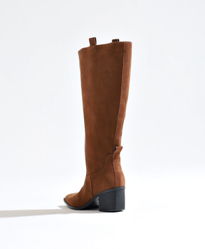 Bota Cano Plus Acamurçada Marrom