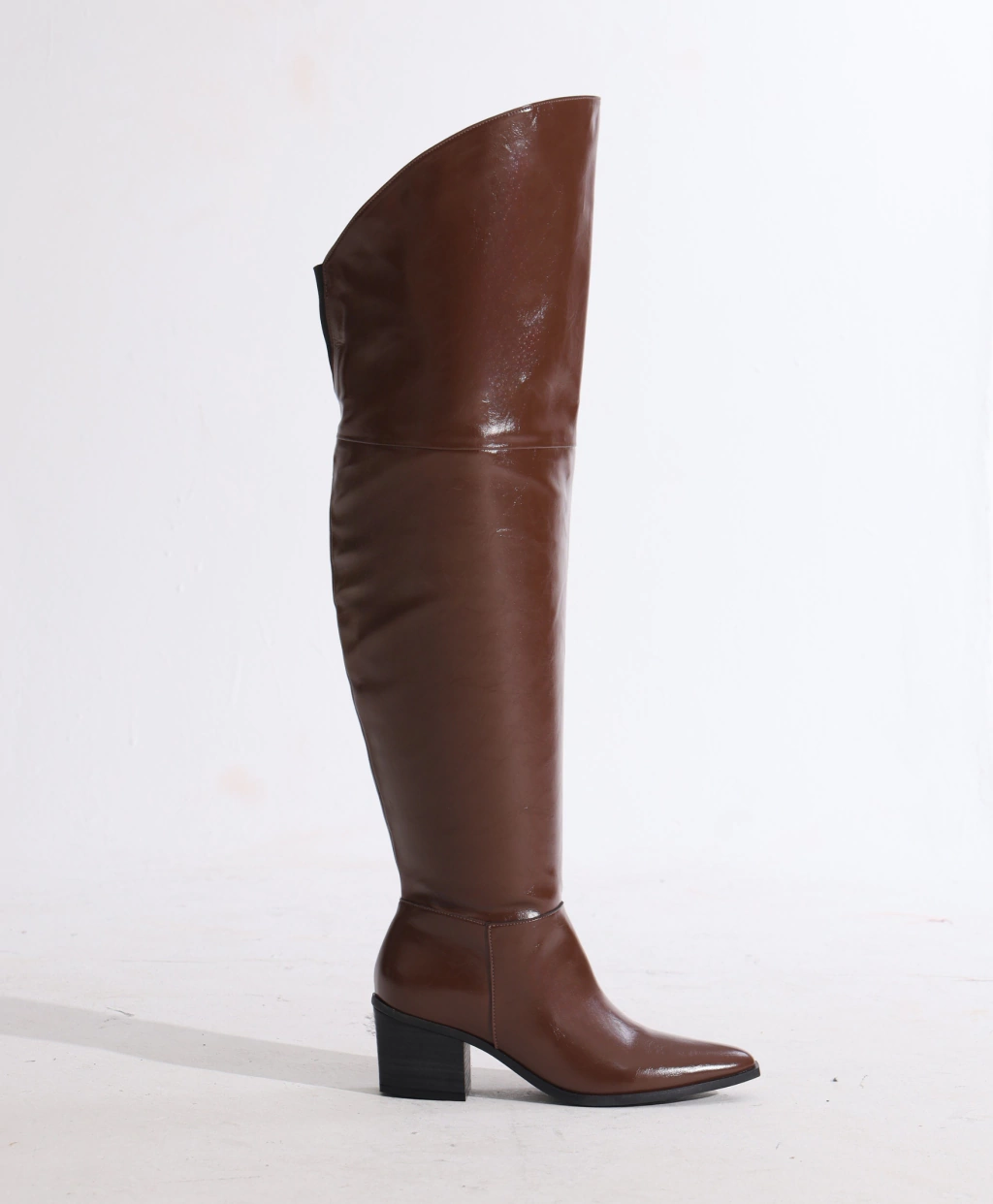 Bota Over The Knee Marrom