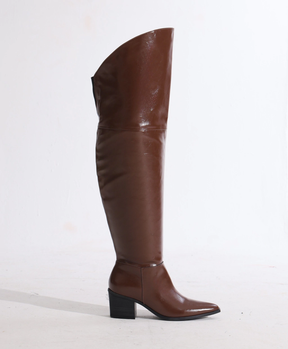 Bota Over The Knee Marrom