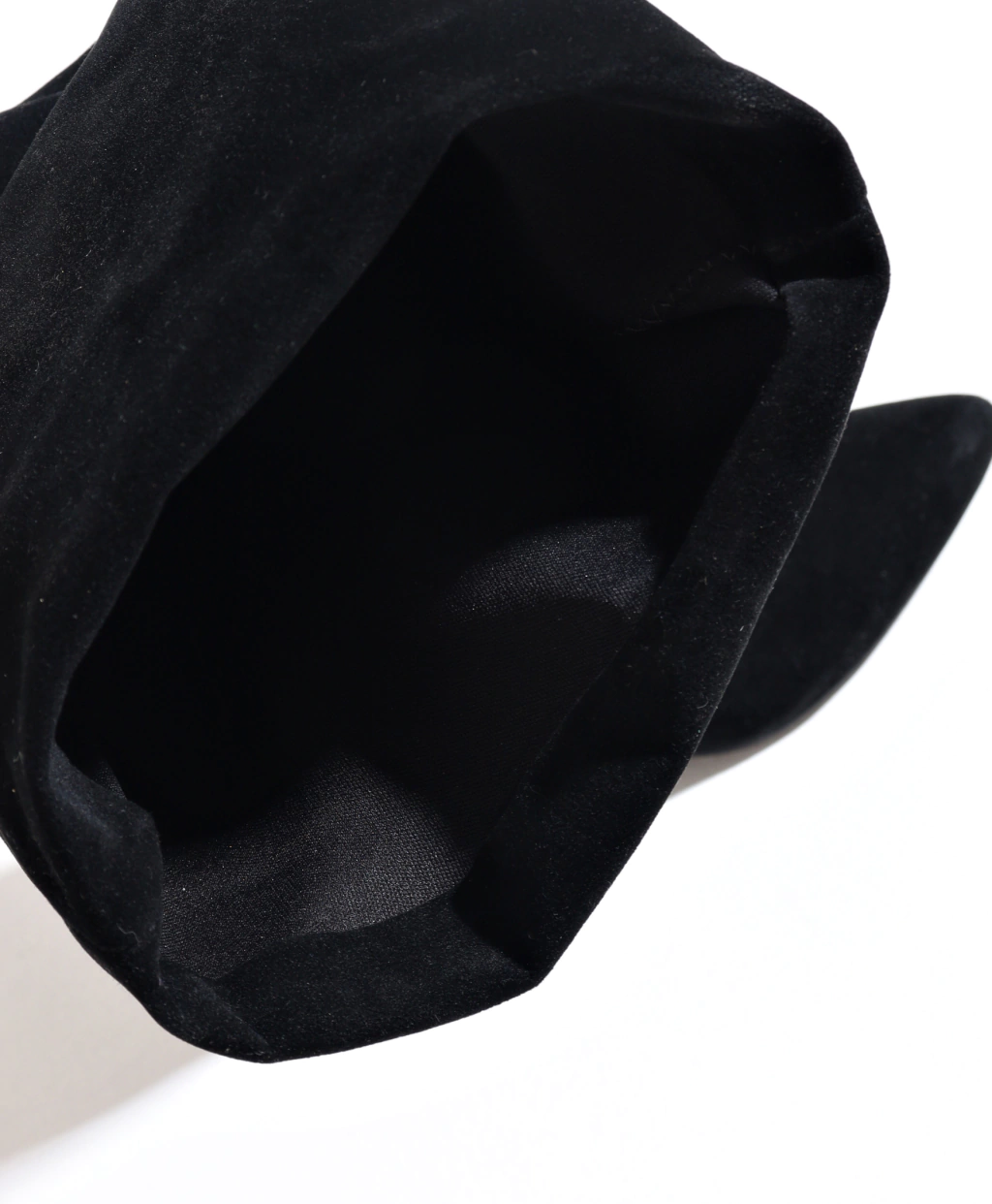 Bota Slouchy Acamurçada Preta