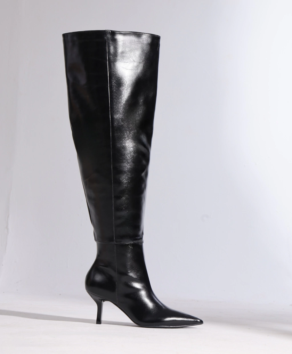 Bota Over The knee Salto Fino Preta