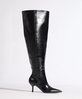 Bota Over The knee Salto Fino Preta
